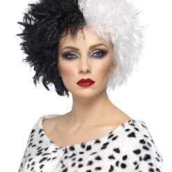Smiffys Evil Madame Dalmatians Black & White Villain Halloween Costume Wig 42117 -Halloween Magique Store 5d62966a 6360 5b87 95dc e8bd9b243ec2 28687.1533309170