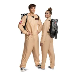 Disguise Ghostbusters 80S Deluxe Adult Jumpsuit Halloween Inflatable 120269