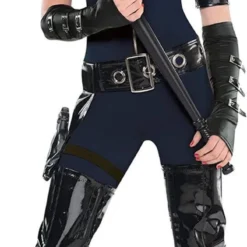 Amscan Stop Traffic Police Cop Officer Sexy Catsuit Halloween Costume 840747