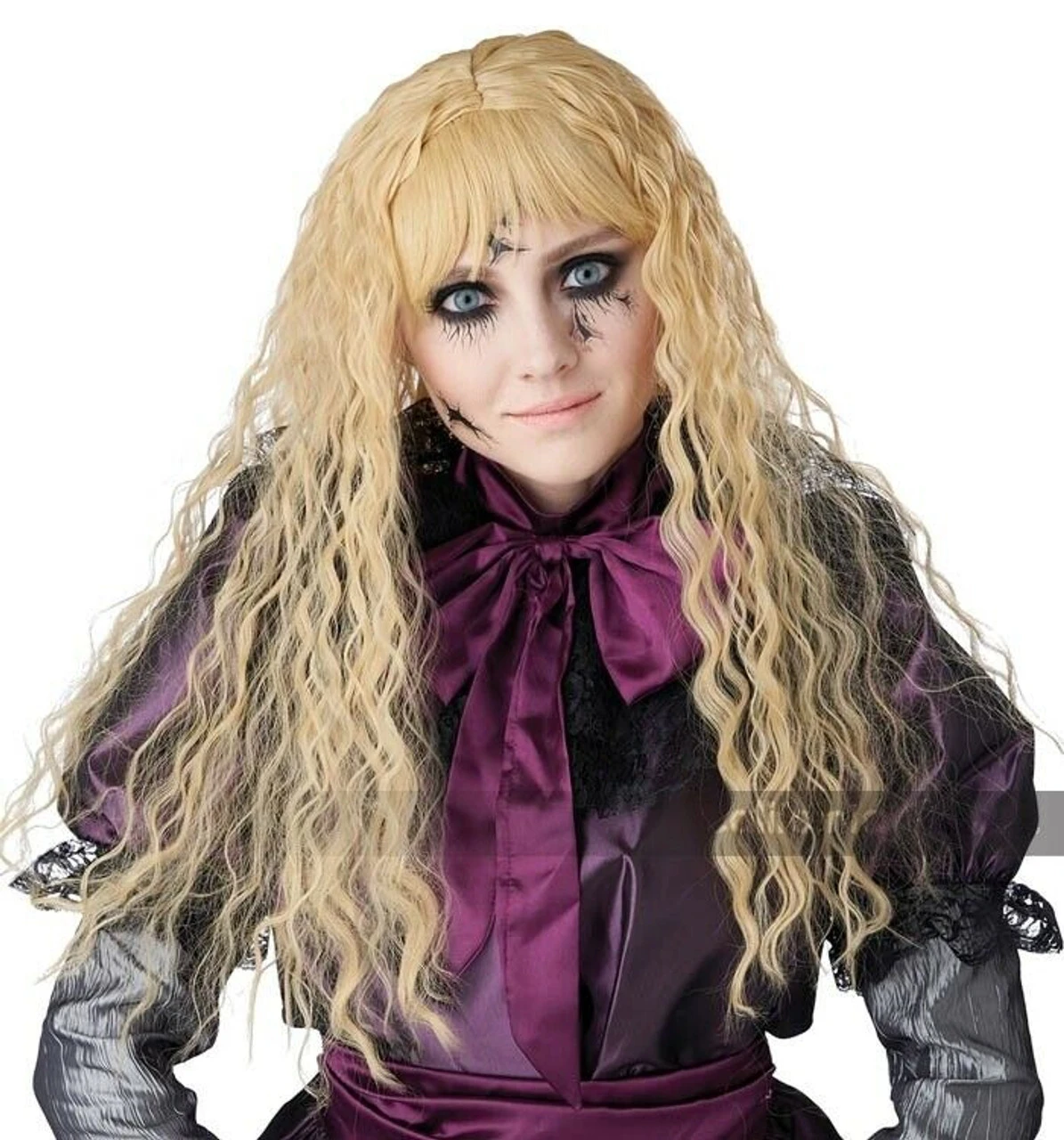 California Costumes Creepy Doll Blonde Wig Childs Halloween Costume 7020-109 6 California Costumes Creepy Doll Blonde Wig Childs Halloween Costume 7020-109 - Image 4