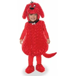Underwraps Clifford The Big Red Dog Belly Babies Toddler Halloween Costume 27674
