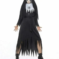 Karnival Demon Nun Valak Dress Scary Horror Movie Adult Halloween Costume 84211