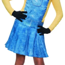 Rubies Female Minion Kevin Bob Stuart Children Girls Halloween Costume 610786