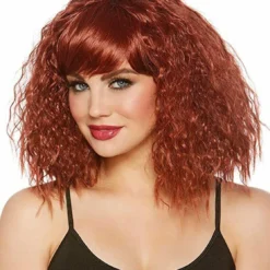 Dreamgirl Mid Length Beach Wave Bob Auburn Wig Adult Halloween Costume 12073 -Halloween Magique Store 72778a0c 7865 566d 804d 2b1c28f52dd7 42198.1599661016
