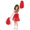 Charades USA America Patriotic Cheerleader Childrens Halloween Costume 00557