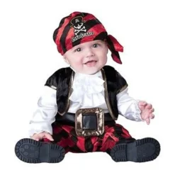 INCHARACTER CAP'N STINKER PIRATE INFANT COSTUME HALLOWEEN CUTE BABY SIZE S-L