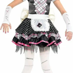 Amscan Damaged Doll Dress Mask Girls Cute Childrens Halloween Costume 844890