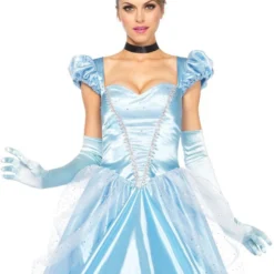 Leg Avenue Classic Cinderella 3 Piece Adult Womens Halloween Costume 85518