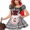 Leg Avenue Hello Kitty Red Riding Hood Adult Womens Halloween Costume HK86671