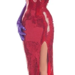 Party King Toon Starlet Jessica Rabbit Adult Womens Halloween Costume PK205