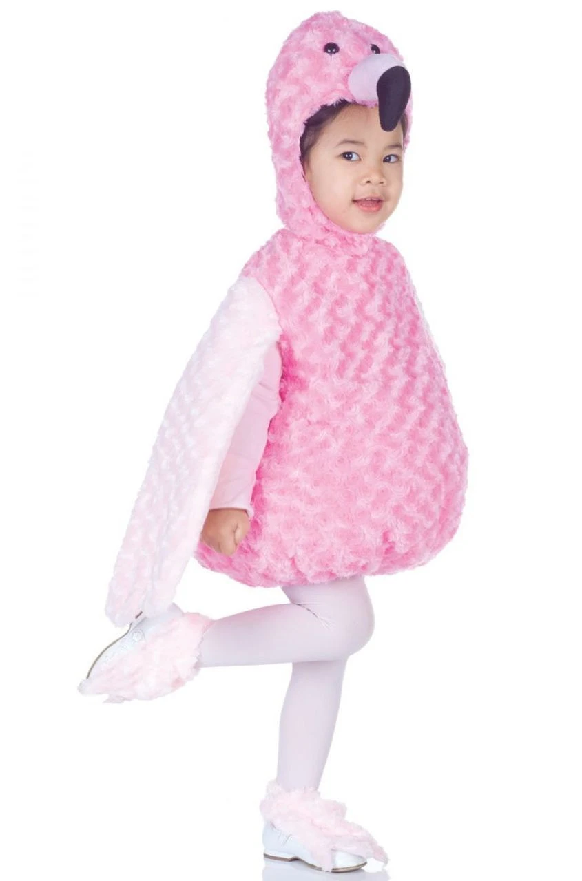 Underwraps Belly Babies Flamingo Birds Zoo Kids Toddler Halloween Costume 26078 3 Underwraps Belly Babies Flamingo Birds Zoo Kids Toddler Halloween Costume 26078