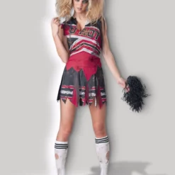Incharacter Spiritless Cheerleader Highschool Womens Halloween Costume 11058