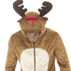 Smiffys Rudolph Red Nose Reindeer Adult Mens Halloween Costume Jumpsuit 31668 -Halloween Magique Store 8ec8f726 aaab 5cdc 9630 95a54dc06fc7 81988.1533757683