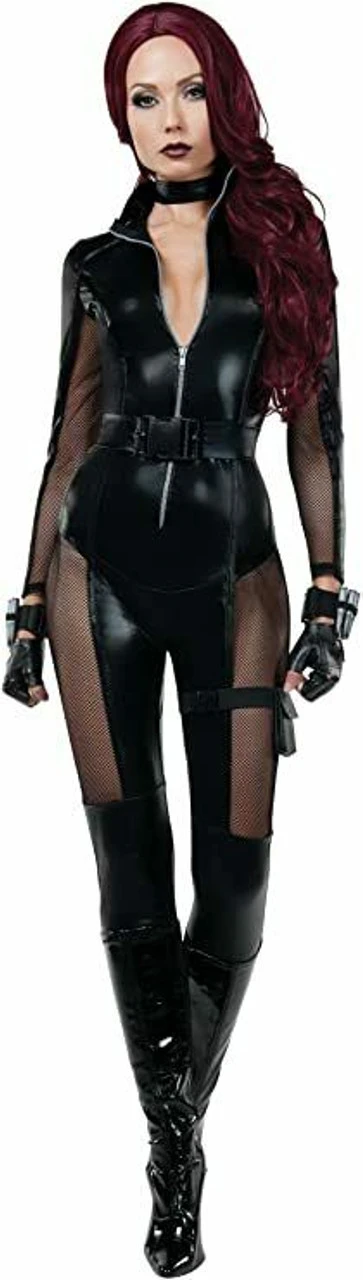 Starline Avenging Assassin Black Widow Adult Womens Halloween Costume S8018 3 Starline Avenging Assassin Black Widow Adult Womens Halloween Costume S8018