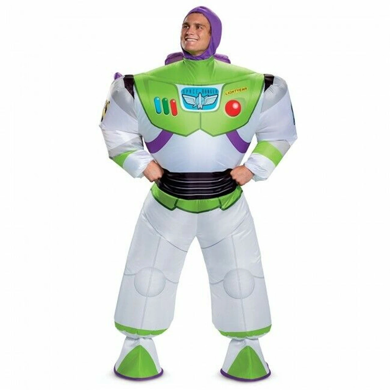 Disguise Toy Story Buzz Lightyear Inflatable Adult Halloween Costume 89448AD 3 Disguise Toy Story Buzz Lightyear Inflatable Adult Halloween Costume 89448AD