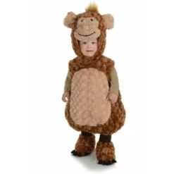 Underwraps Belly Babies Monkey Furry Animals Toddler Halloween Costume 26116