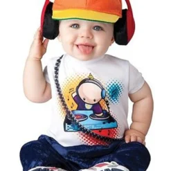 INCHARACTER BABY BEATS DJ EDM MUSIC INFANT COSTUME HALLOWEEN CUTE BABY SIZE S-L