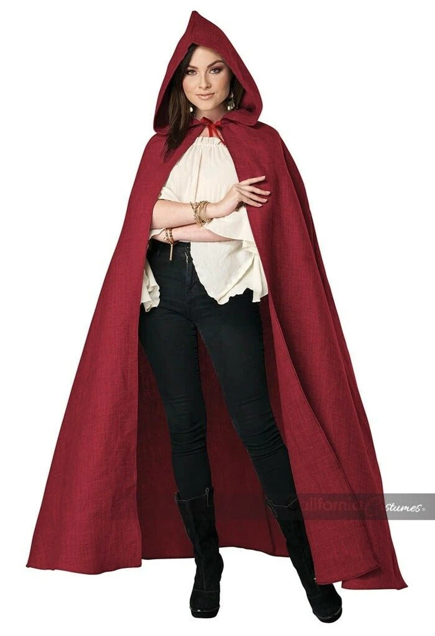 California Costumes Hooded Cloak Renaissance Adult Halloween Costume 5220-033 5 California Costumes Hooded Cloak Renaissance Adult Halloween Costume 5220-033 - Image 3