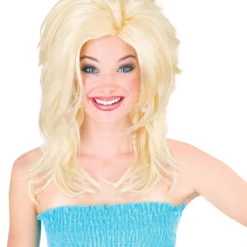 Fun World Rockin' Midwest Momma Big Texas Blonde Hair Halloween Costume Wig -Halloween Magique Store a6ce221c 7b7a 50ca a633 8d8371275074 31489.1663346701