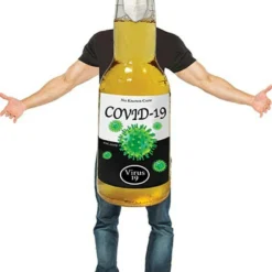 Seeing Red Pandemic Beer Bottle Adult Mens Halloween Costume 80181