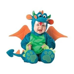 INCHARACTER DINKY DRAGON FAIRY TALE INFANT COSTUME HALLOWEEN CUTE BABY SIZE S-L