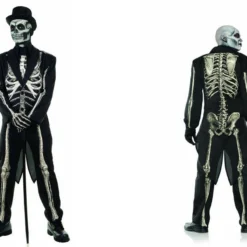 Underwraps Bone Chillin Skeleton Skull Mens Adult Teen Halloween Costume 28071