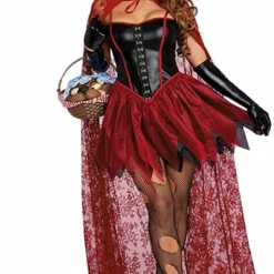 Dreamgirl Big Bad Red Riding Hood Sexy Lace Adult Womens Halloween Costume 11943