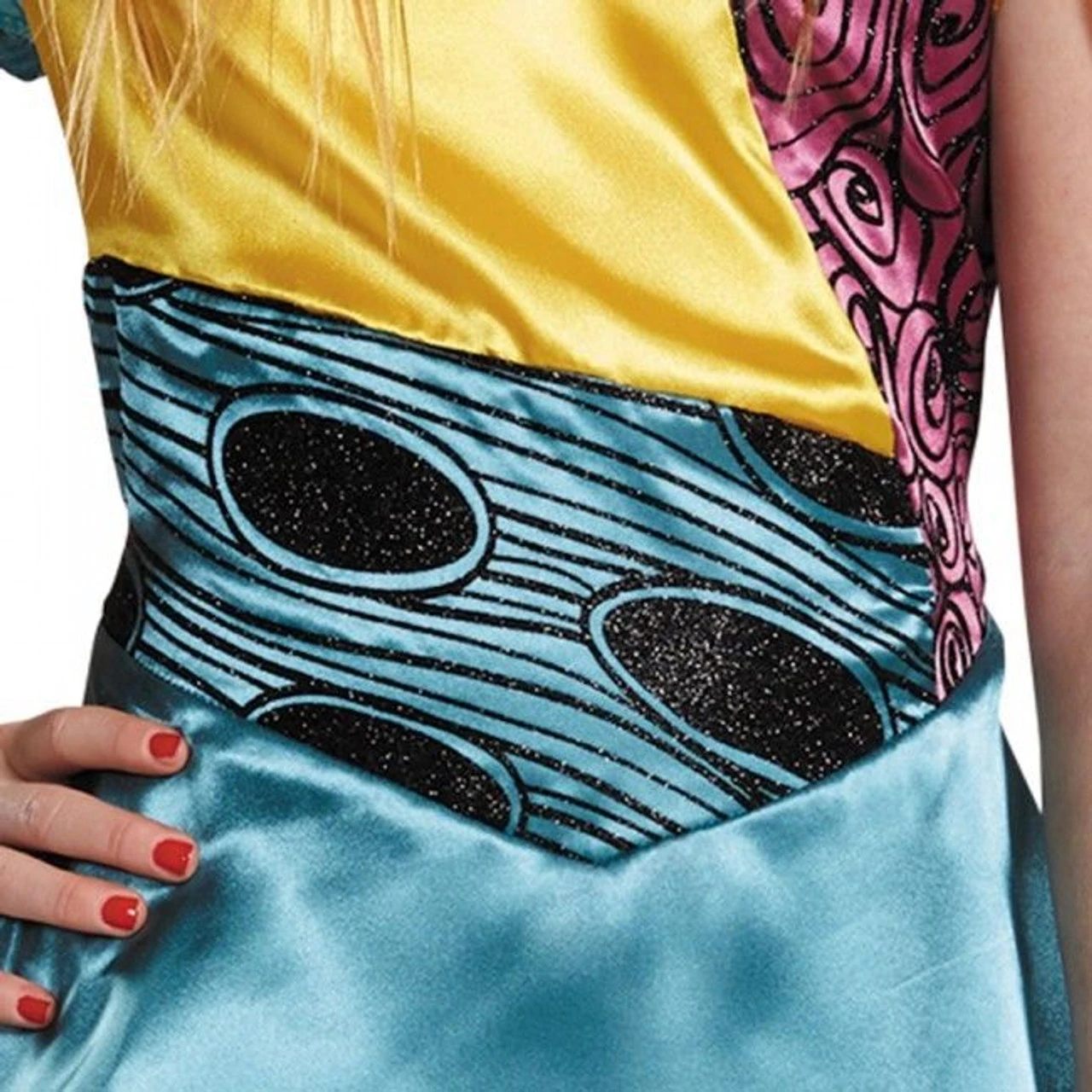 Disguise Nightmare Before Christmas Sally Child Girls Halloween Costume 87945 6 Disguise Nightmare Before Christmas Sally Child Girls Halloween Costume 87945 - Image 4