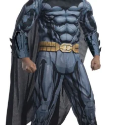 Rubies Photo Real Deluxe Muscle Chest Kids Batman Halloween Costume 610830