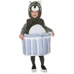 Underwraps Lil Rascal Raccoon Trash Funny Animal Toddler Halloween Costume 27649