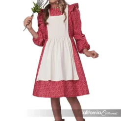 California Costumes Frontier Settler Girl Childrens Halloween Costume 3020-002