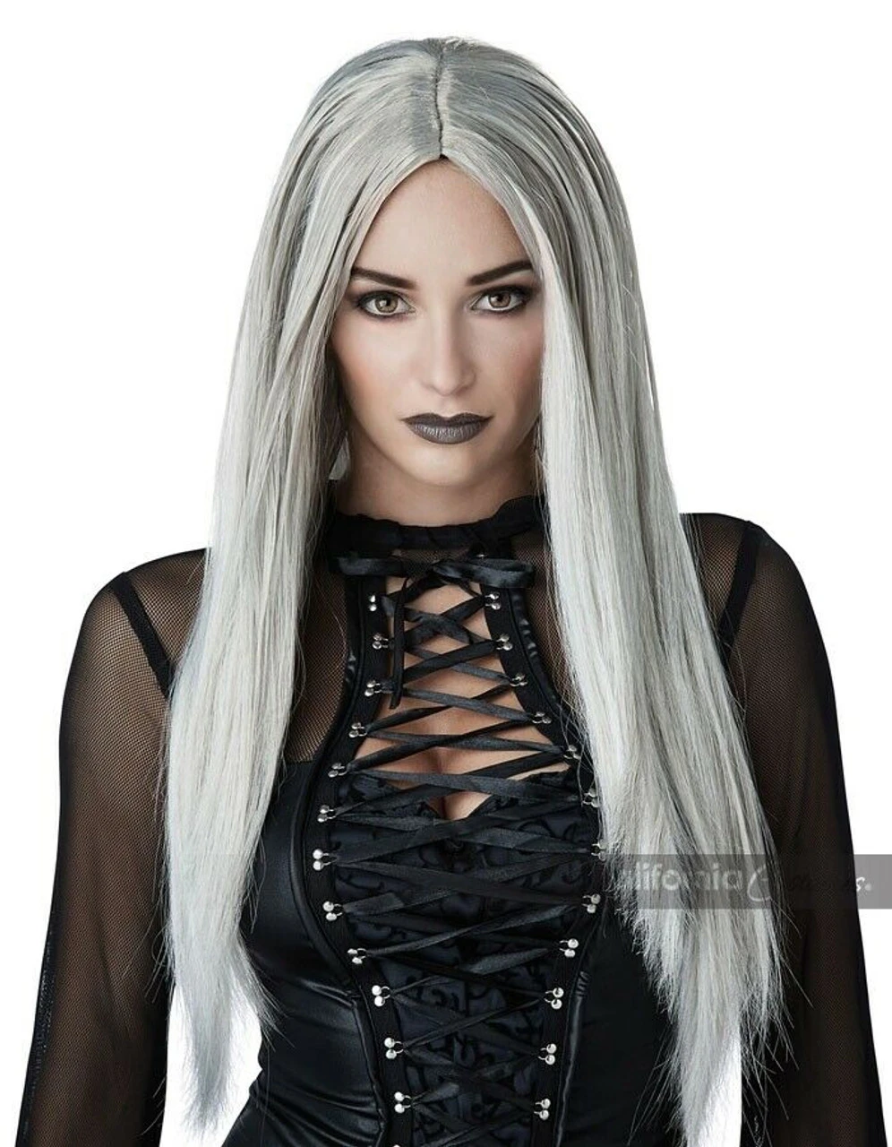 California Costumes Gothic Matriarch Grey Long Wig Adult Halloween Costume 70879 5 California Costumes Gothic Matriarch Grey Long Wig Adult Halloween Costume 70879 - Image 3