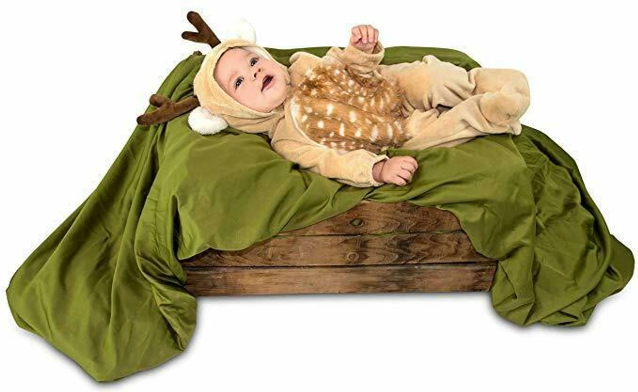 Princess Paradise Lil Buck Deer Infants New Born Baby Halloween Costume PP4675 5 Princess Paradise Lil Buck Deer Infants New Born Baby Halloween Costume PP4675 - Image 3