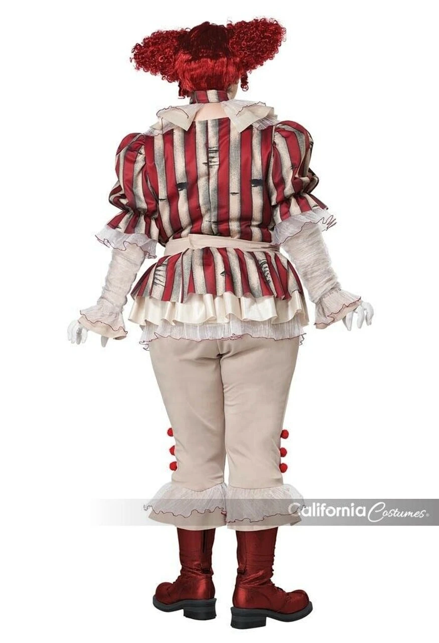 California Costumes Sadistic Clown Plus Size Adult Halloween Costume 8020-131 5 California Costumes Sadistic Clown Plus Size Adult Halloween Costume 8020-131 - Image 3