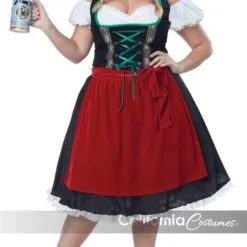 California Costumes Oktoberfest Fraulein Adult Womens Halloween Plus Size 01751