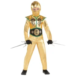 Amscan Gold Fighter Ninja Dragon Armor Children Boys Jumpsuit Halloween Costume -Halloween Magique Store cfe38dee 3654 56ba a484 e1e22e03b313 36305.1662065578