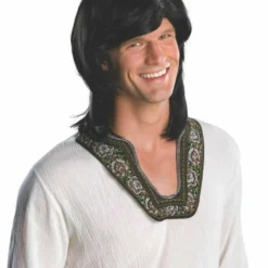 Rubies 70s Guy Surfer Wig Black Adult Mens Halloween Costume Accessory 51846 -Halloween Magique Store d10f1e78 5374 5cd4 aaa3 bc330d4c6ac8 89610.1564147925
