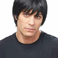 Costume Culture Dude 70s Hippie Surf Black Wig Halloween Costume Accessory 21096