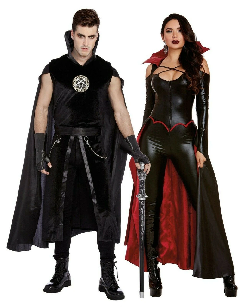 Dreamgirl Prince Of Darkness Vampire Satanic Adult Mens Halloween Costume 11939 5 Dreamgirl Prince Of Darkness Vampire Satanic Adult Mens Halloween Costume 11939 - Image 3