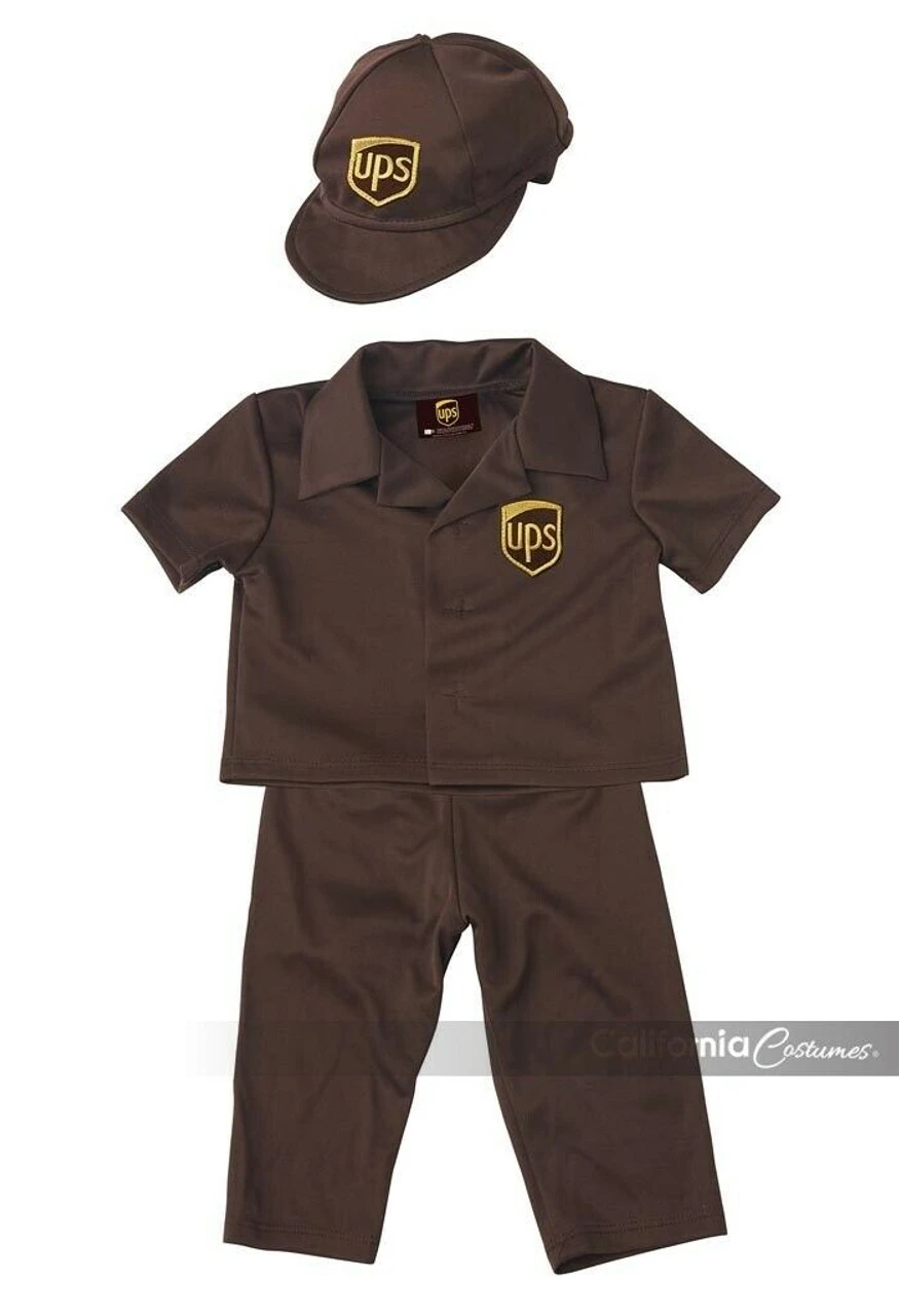 California Costumes UPS Uniform Worker Infants Baby Halloween Costume 10054 4 California Costumes UPS Uniform Worker Infants Baby Halloween Costume 10054 - Image 2