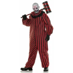 Underwraps Freakshow Checkered Striped Clown Adult Mens Halloween Costume 30256 -Halloween Magique Store e167182d e04c 569e a889 af5e1bbf8a82 31067.1607706434