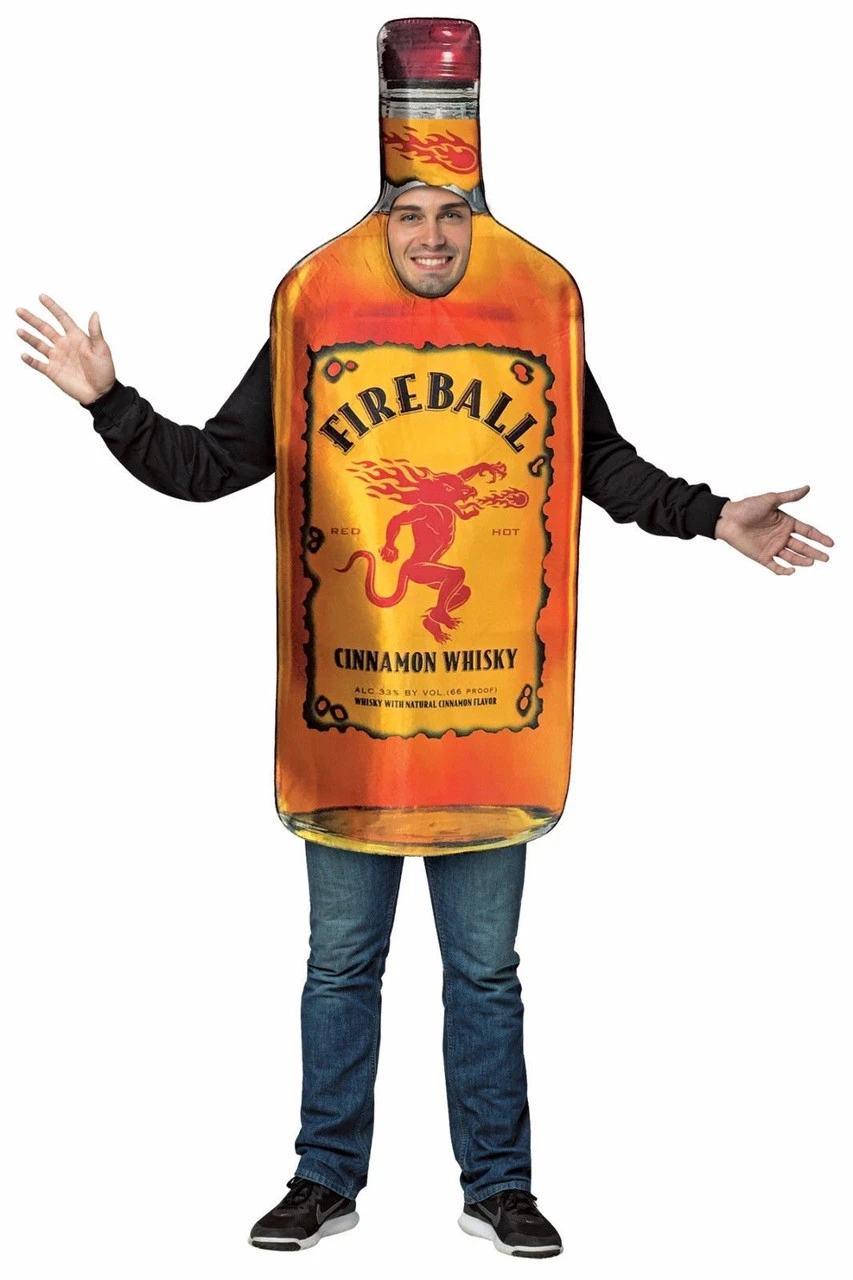 Rasta Imposta Fireball Whiskey Get Real Bottle Adult Mens Halloween Costume 4253 3 Rasta Imposta Fireball Whiskey Get Real Bottle Adult Mens Halloween Costume 4253