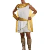 Dreamgirl Hes A God! Mighty Ancient Greek Gold Toga Mens Halloween Costume 8860