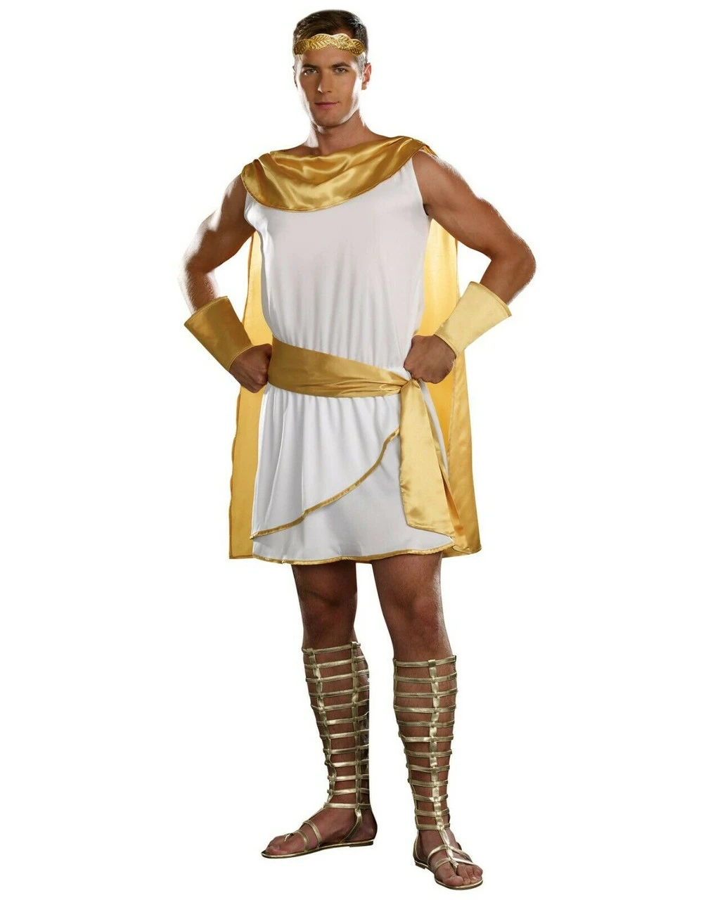 Dreamgirl Hes A God! Mighty Ancient Greek Gold Toga Mens Halloween Costume 8860 3 Dreamgirl Hes A God! Mighty Ancient Greek Gold Toga Mens Halloween Costume 8860