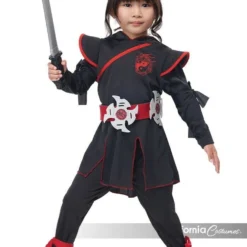 California Costumes Lil Ninja Warrior Girl Toddlers Halloween Costume 2020-075