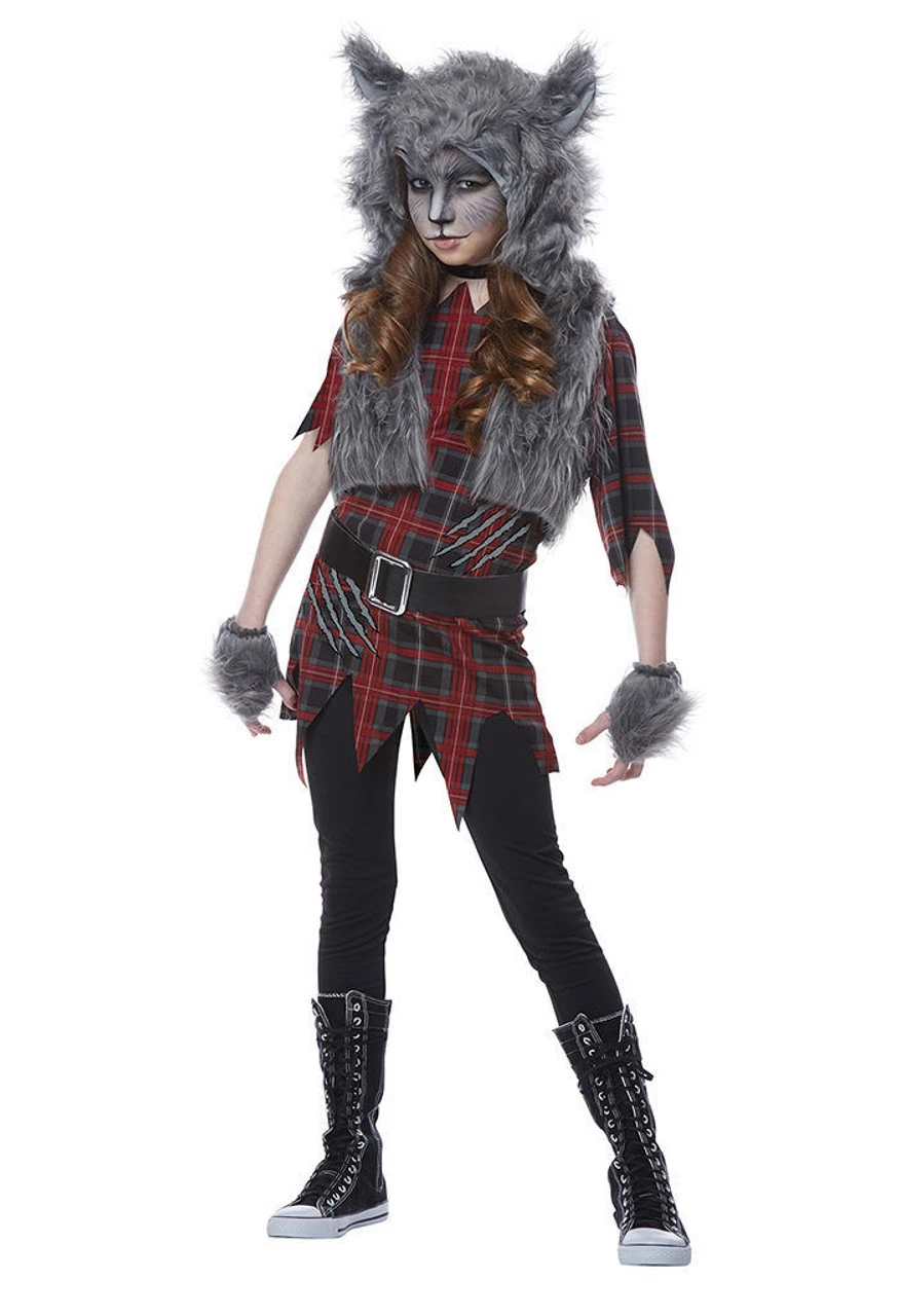 California Costume Werewolf Fairytale Animal Girl Child Halloween Costume 00609 3 California Costume Werewolf Fairytale Animal Girl Child Halloween Costume 00609