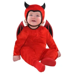 Amscan Cute As A Devil Satan Hell Adorable Funny Infant Baby Halloween Costume