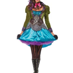 Leg Avenue Deluxe Mad Hatter Adult Wonderland Womens Halloween Costume 85505