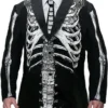 Underwraps Bones Skeleton Death Halloween Costume Men's Sport Coat Jacket 30512