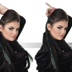 California Costumes Clip In Green Hair Braids Punk Halloween Accessory 7020-107 7 California Costumes Clip In Green Hair Braids Punk Halloween Accessory 7020-107 -Halloween Magique Store f6a2ee12 1c63 5645 97c0 01162b672c96 94769.1605540348